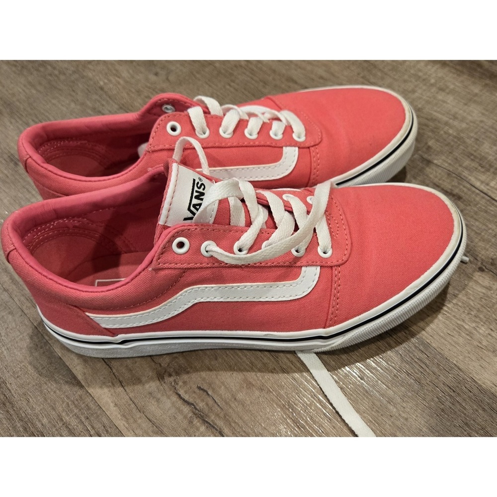 Vans Ward Canvas Shoes Honeysuckle‎ Pink Us Missy 3.5 Lace Up